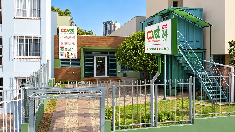 Estrutura da CCVET - Centro Clínico Veterinário